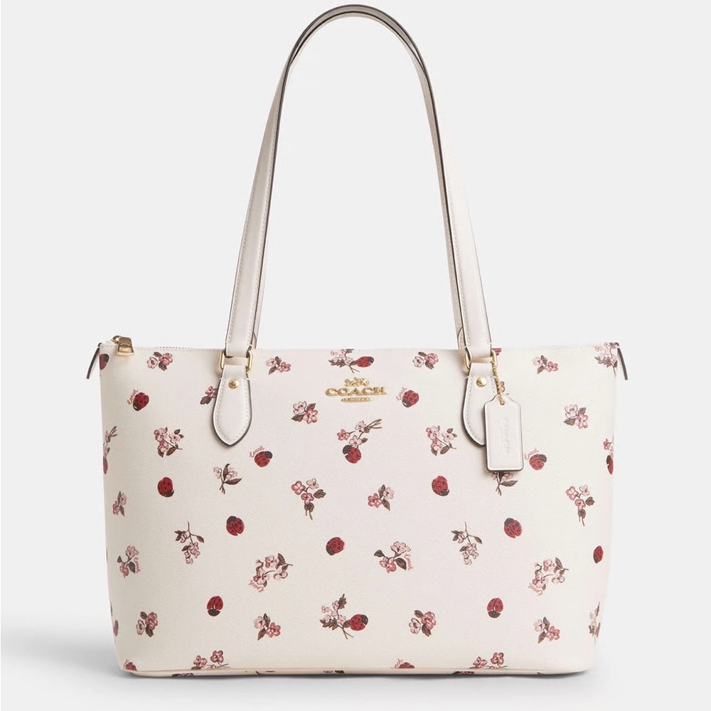 Coach Ladybug Floral Tote Bag (NWT)